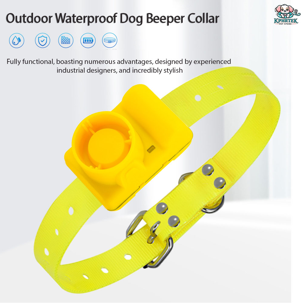 Training Clicker Dog - Collier de chien étanche, extérieur, buzzer,
