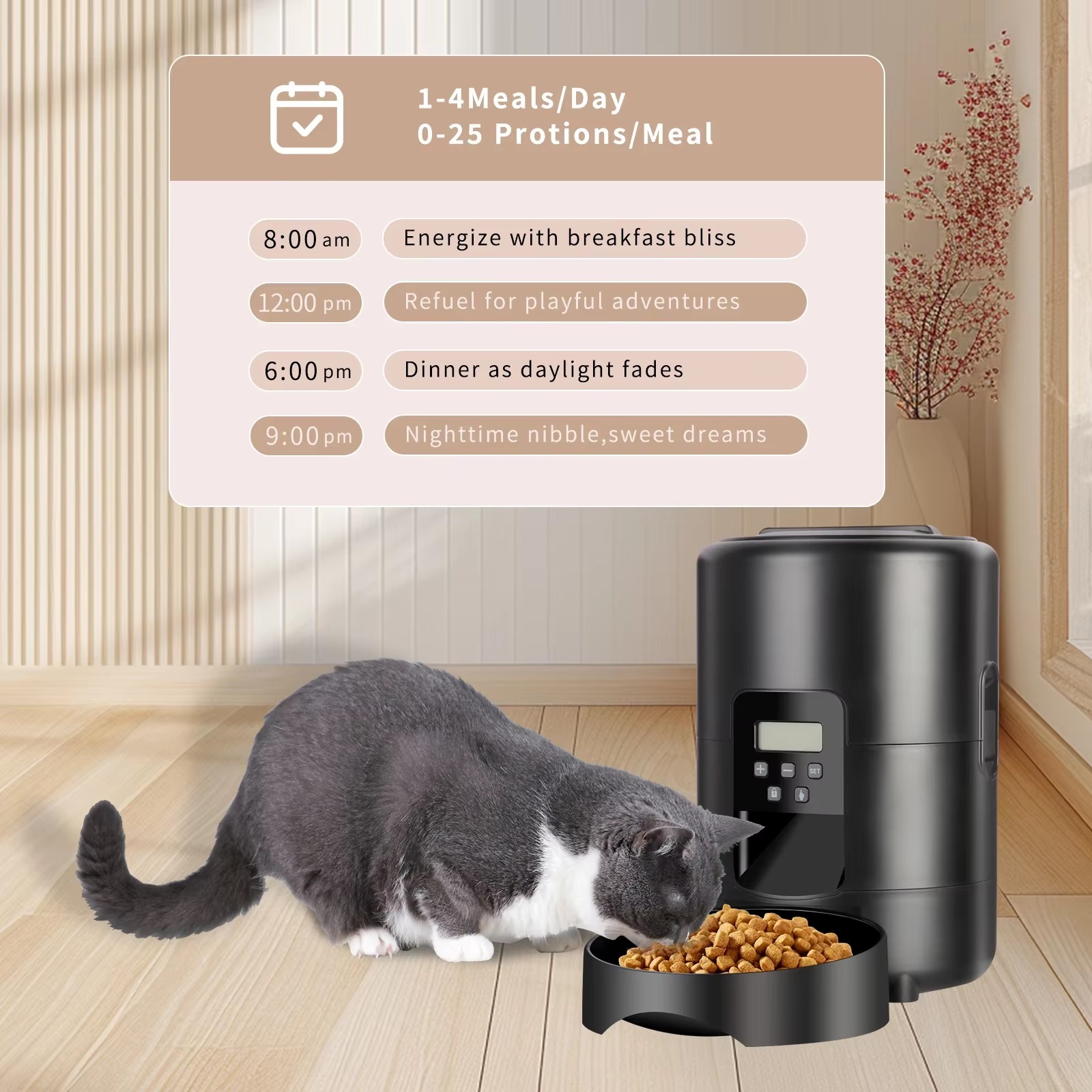 Distributeur automatique de no - Automatic Pet Feeder avis et prix