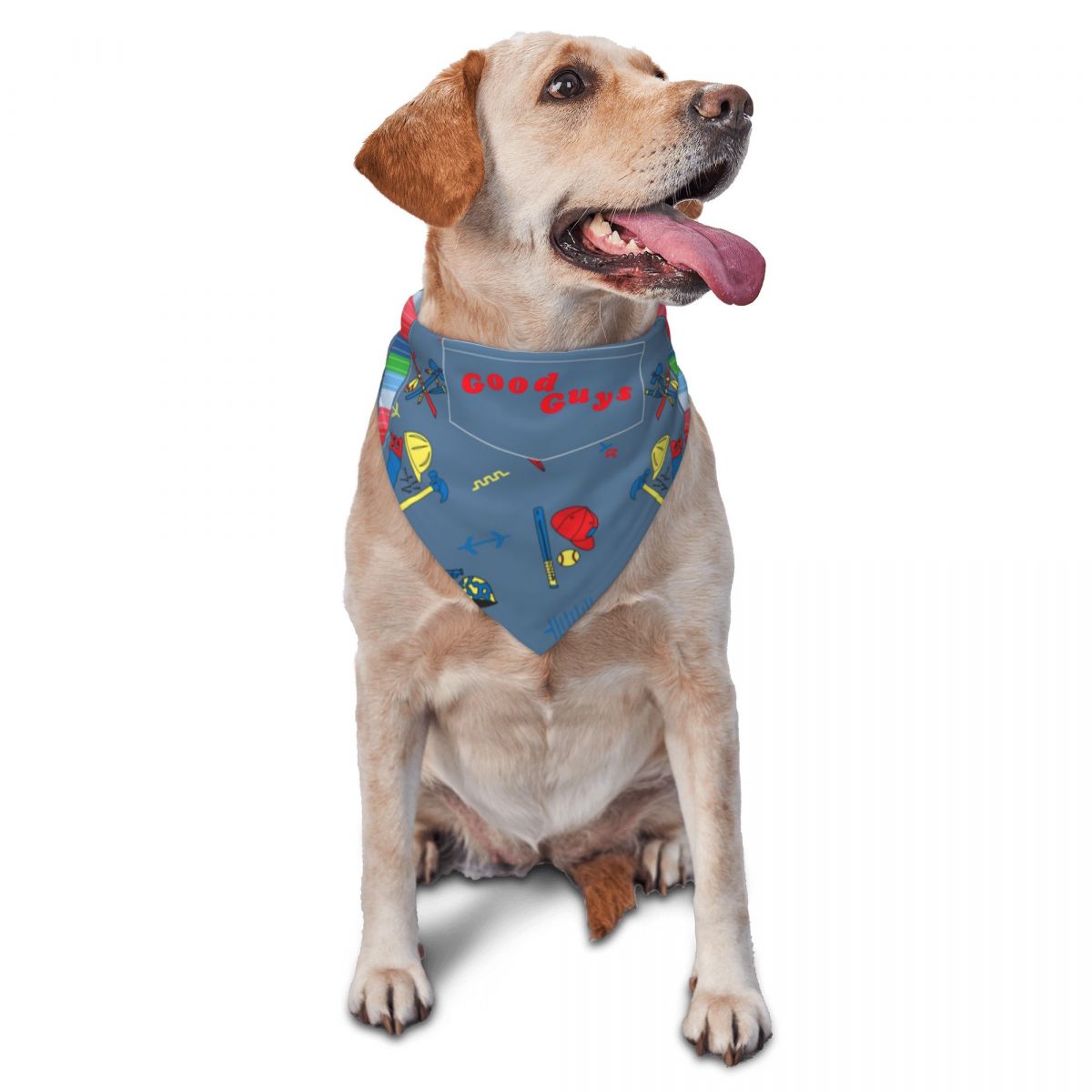 Bons gars jeu d'enfant Chucky  - Dog Bandana Scarf avis et prix