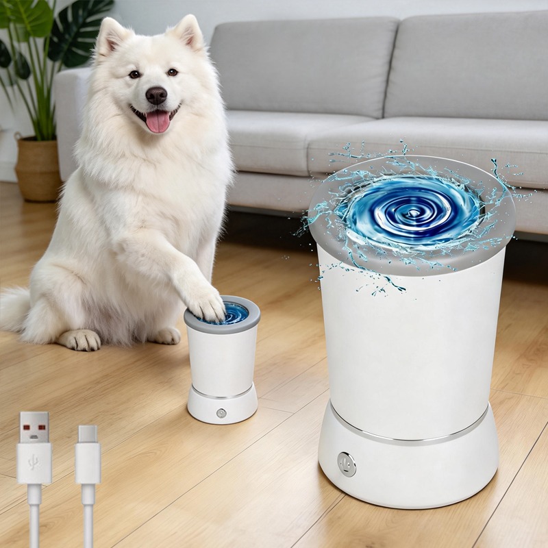 Lave-pattes portable pour chie - Dog Paw Cleaner avis et prix