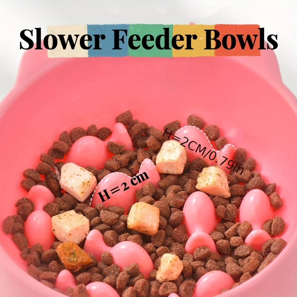 Gamelle pour chat, gamelle à r - Slow Feeder Dog Bowl avis et prix