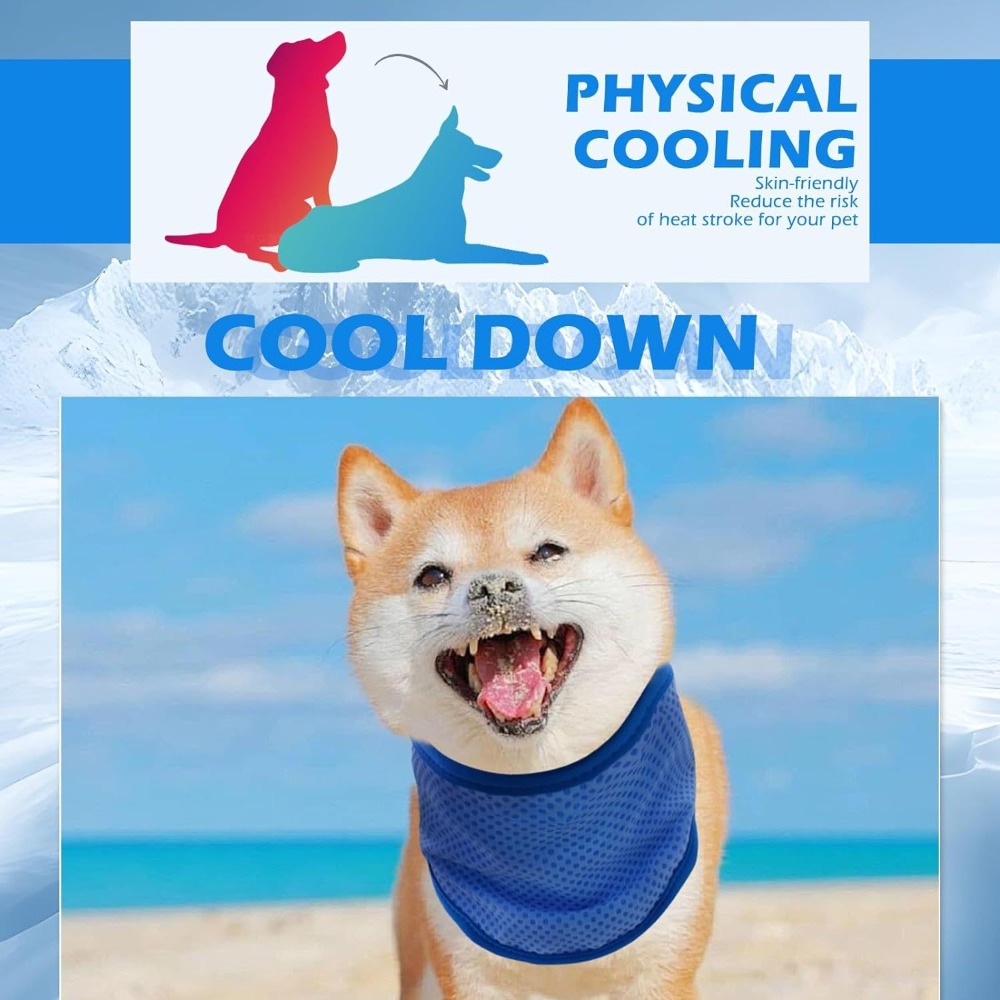 Nouveau Bandana Rafraîchissant - Dog Bandana Scarf avis et prix