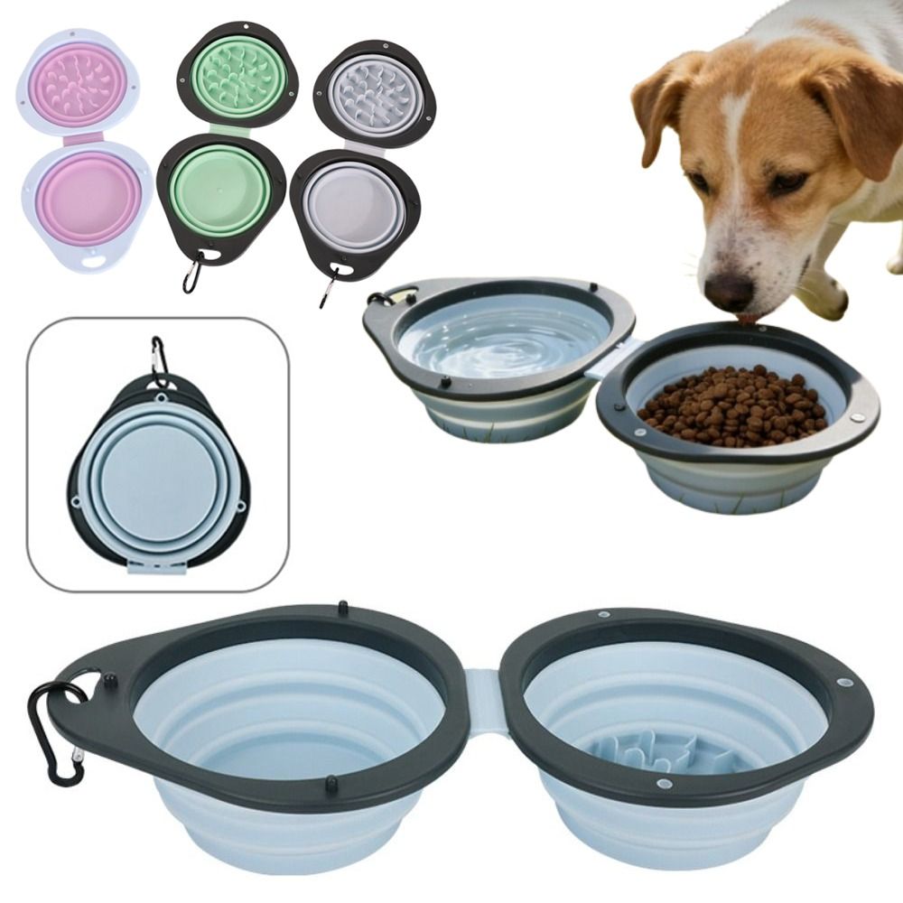 Bol pliable portable pour anim - Slow Feeder Dog Bowl avis et prix