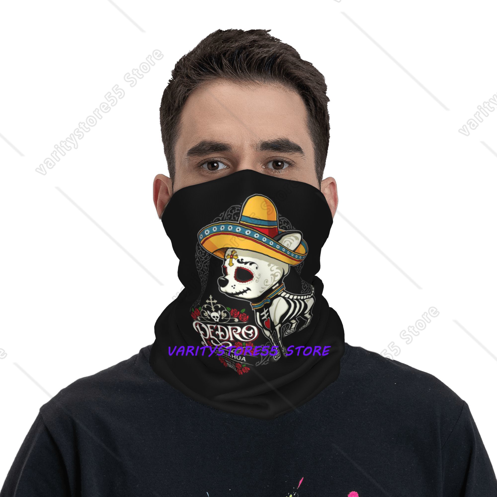 Bandana imprimé Day of the Dea - Dog Bandana Scarf avis et prix