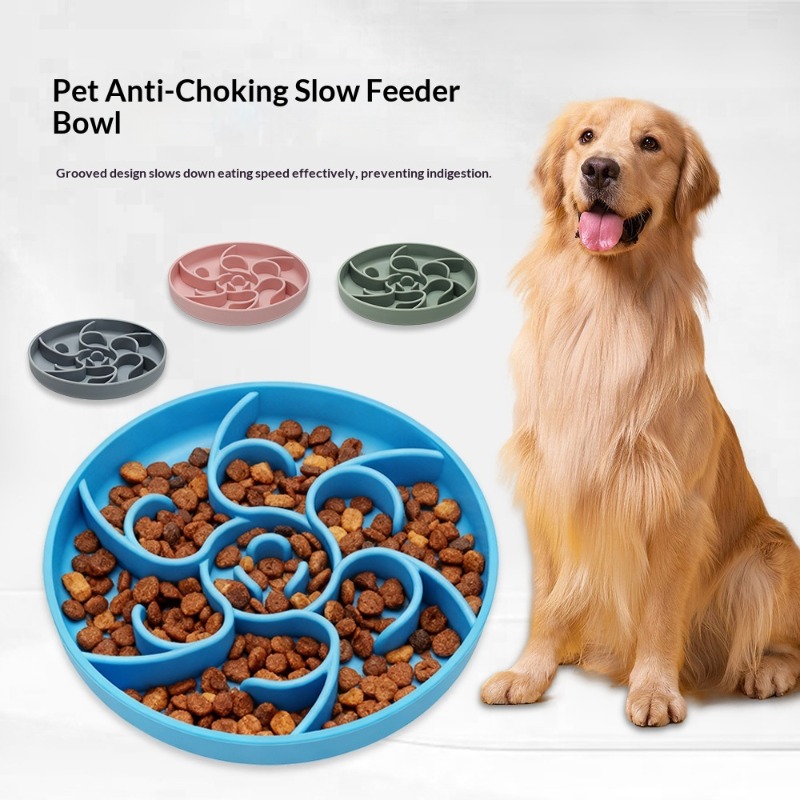 Bol en silicone anti-étouffeme - Slow Feeder Dog Bowl avis et prix