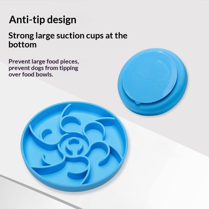 Bol en silicone anti-étouffeme - Slow Feeder Dog Bowl avis et prix