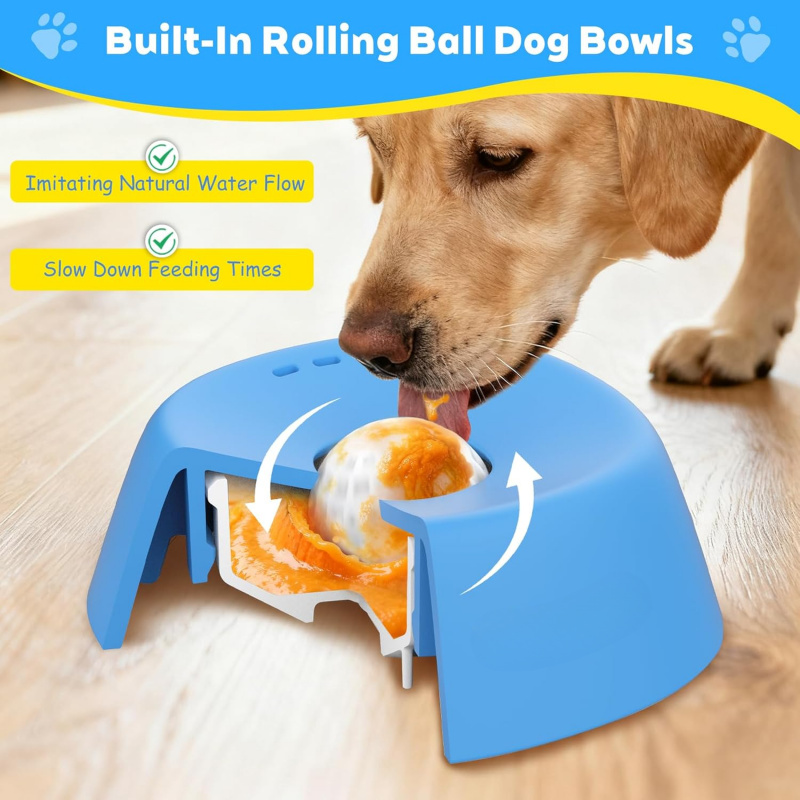 Bols à alimentation lente pour - Slow Feeder Dog Bowl avis et prix